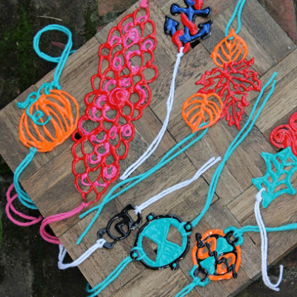 Puffy Paint Jewelry Craft and Projects for Kids