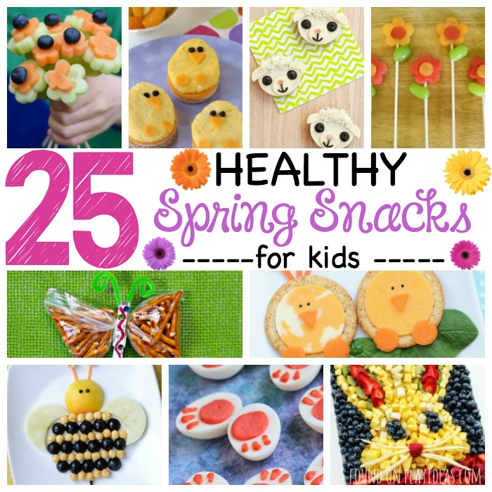 Healthy Spring Snacks for Kids, snacks for kids. healthy snacks, food, good food for kids, food craft