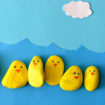 5 little ducks, Rock Crafts, rock art projects, things to do with rocks, rock crafts for kids, stone crafts, stone projects, stone projects for kids