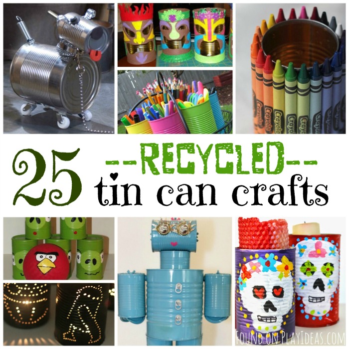 Tin Can Craft, recycled cans, recycling projects, ways to recycle cans, can projects for kids, tin can projects for children, ways to recycle cans, can crafts for kids