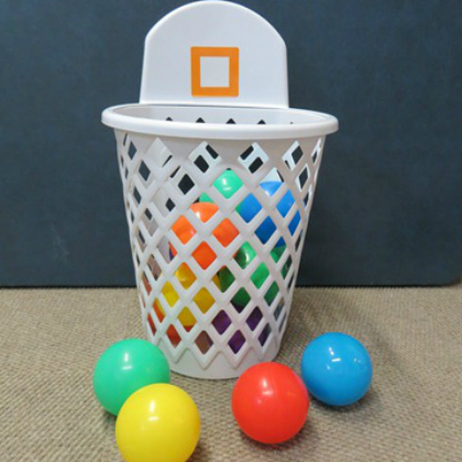 Kids will sure enjoy this laundy basket ball game!