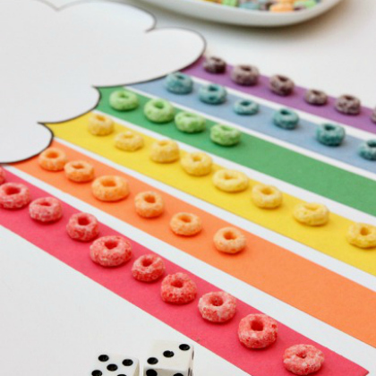 Counting with Cereals Spring Math Activities for the preschoolers