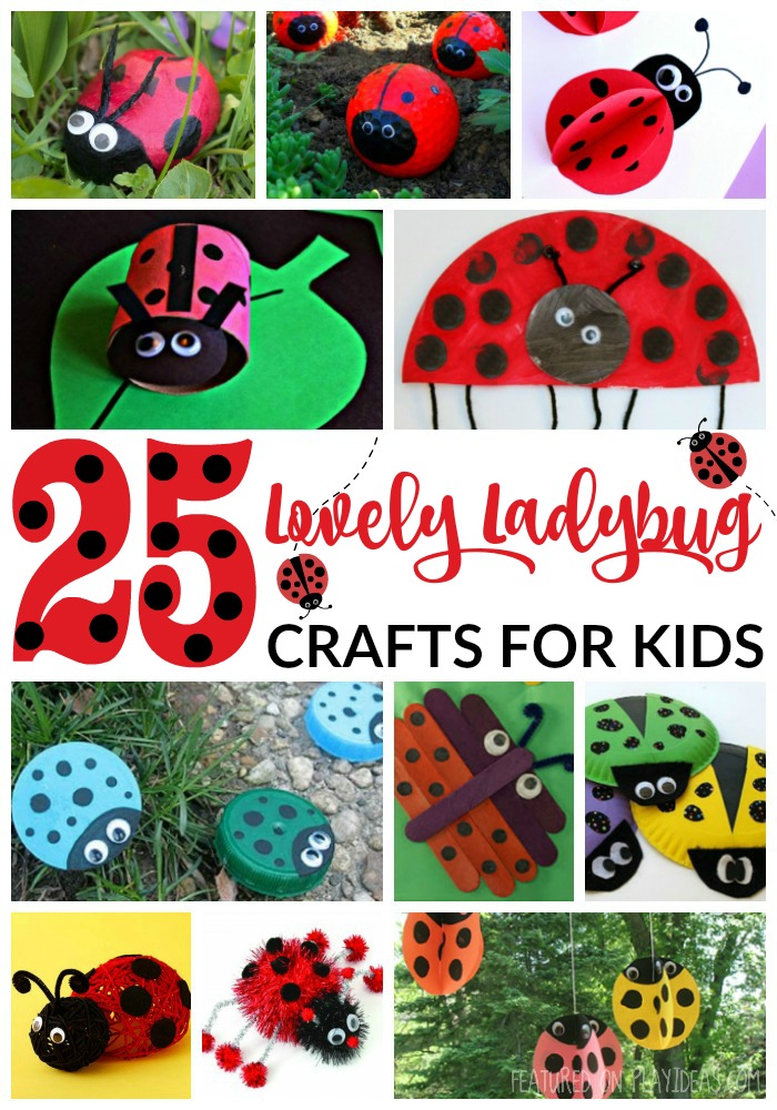 25 Lovely Ladybug Crafts For Kids