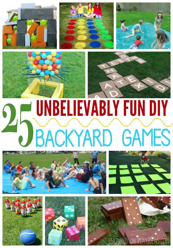 25 Unbelievably Fun DIY Backyard Games