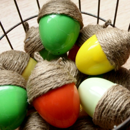 acorn fortune eggs, Playful Plastic Egg Crafts For Kids