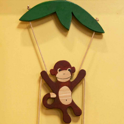 climbing monkey craft for kids