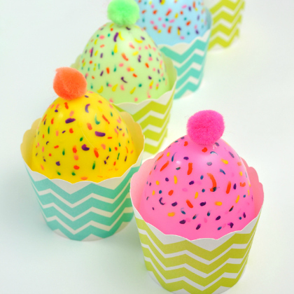 cupcakes, Playful Plastic Egg Crafts For Kids
