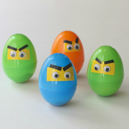 ninja eggs, Playful Plastic Egg Crafts For Kids