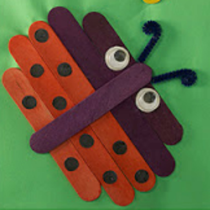 popsicle stick ladybug, 25 Lovely Ladybug Crafts For Kids
