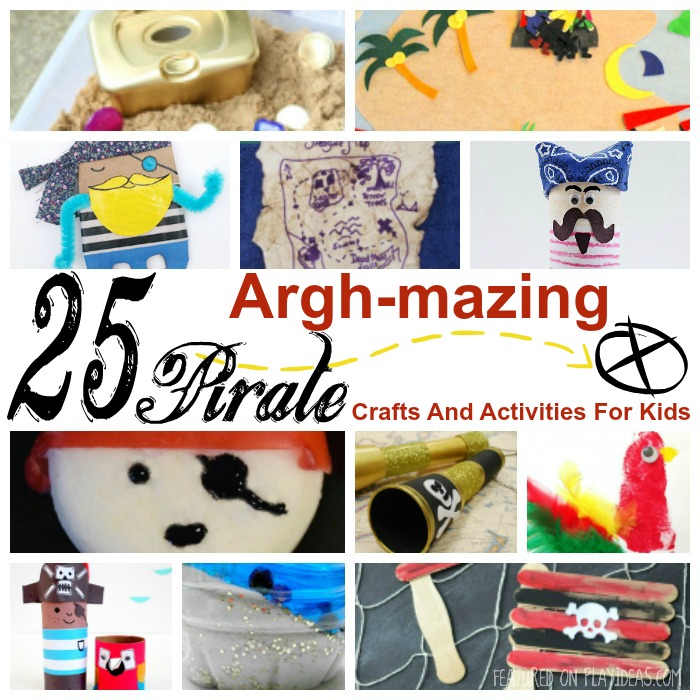25 Argh-mazing Pirate Crafts And Activities For Kids Featured, pirate activities, pirate ideas for kids, pirate ships