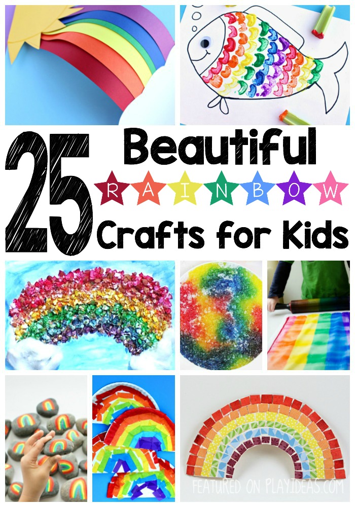 25 Beautiful Rainbow Crafts For Kids