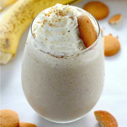 banana cream pie smoothie, yummy in the tummy smoothies for kids, smoothies, refreshing drinks for kids, yummy drinks, smoothies for kids, smoothie recipes