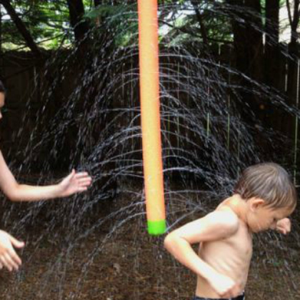 homemade sprinkle, Wet and Wild Summer Activities for Kids 