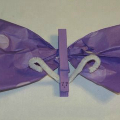 purple butterfly, Perfectly Purple Crafts (And Surprises) For Kids