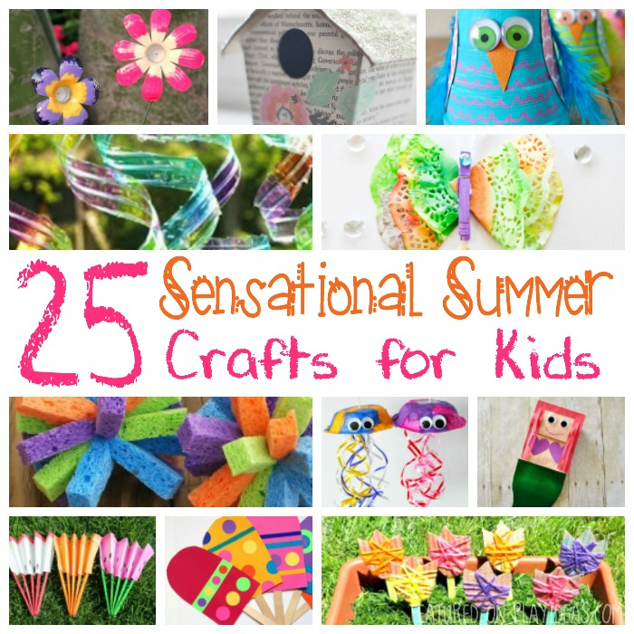 25 Sensational Summer Crafts for Kids Featured