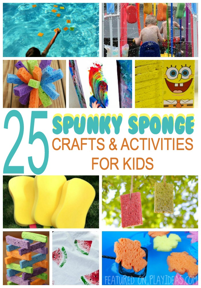 25 Spunky Sponge Crafts and Activities for Kids