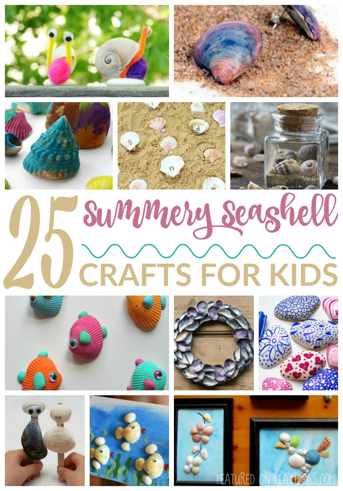 25 Summery Seashell Crafts For Kids