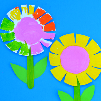 Flower Plate, Sensational Summer Crafts for Kids