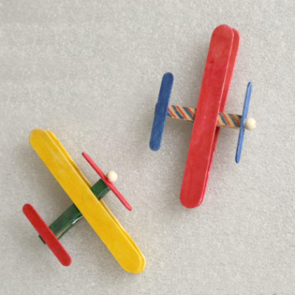 craft-stick-airplane, Sensational Summer Crafts for Kids