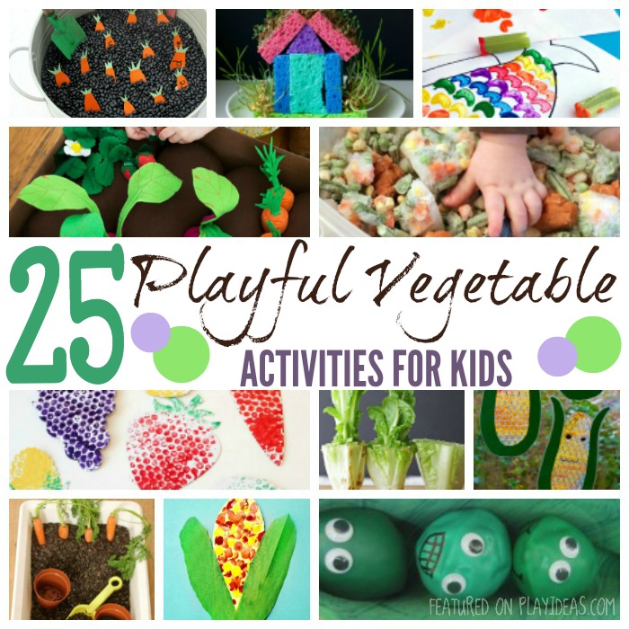 25 Playful Vegetable Activities For Kids Featured