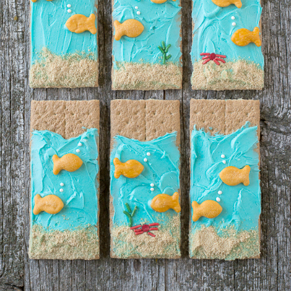 Under-the-Sea-Graham-Crackers, Delicately Delicious Kid-Friendly Recipes