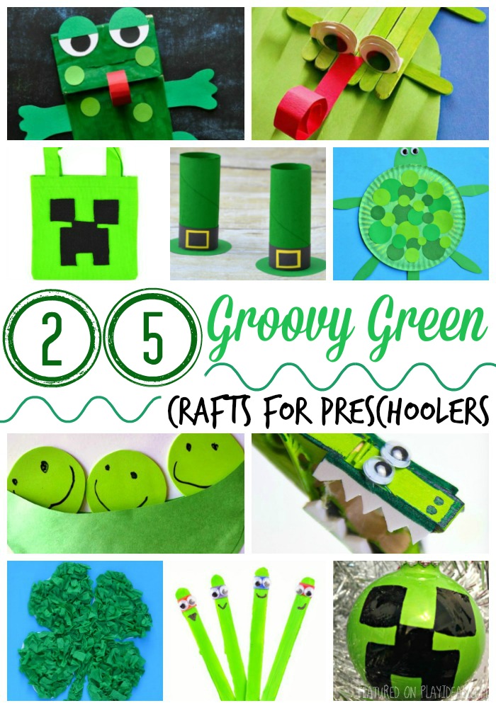 25 Groovy Green Crafts For Preschoolers