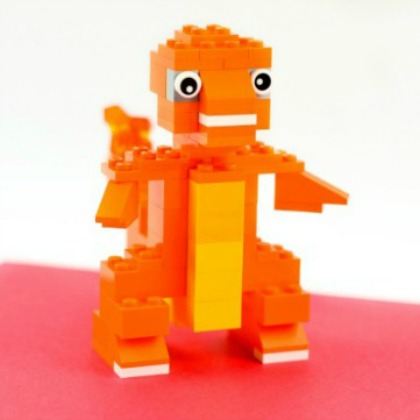 LEGO Charmander Pokemon Figure for kids!