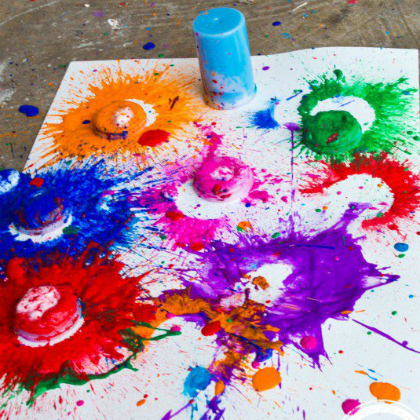  Exploding Paint Bombs Activity for kids!