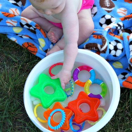 floating rings, Easy Hand and Eye Coordination Ideas for Toddlers and Babies
