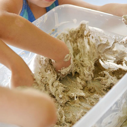 Shaving Cream Foam Sand  for kids!