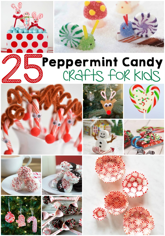 peppermint candy, crafts with peppermint, peppermint treats, peppermint projects for kids, Christmas candy, Christmas projects, edible crafts, winter projects, winter peppermint