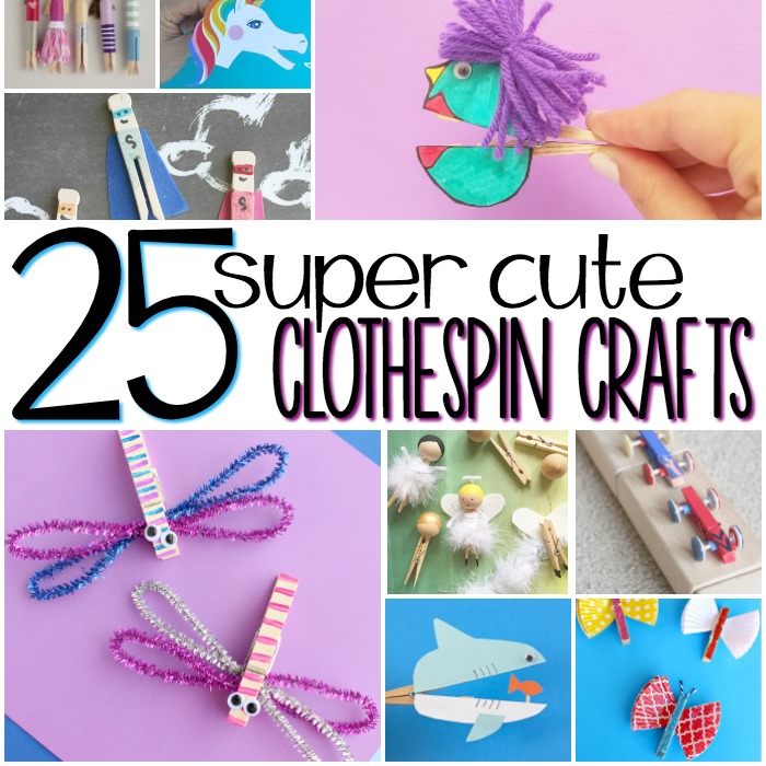 clothes pin crafts for kids