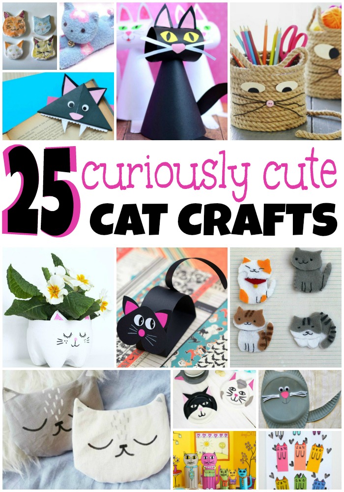 25 Curiously Cute Cat Crafts