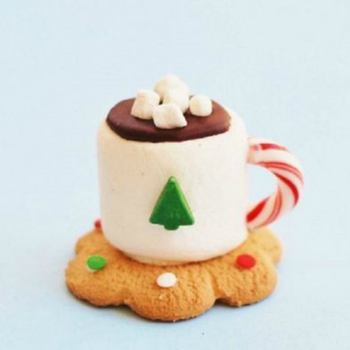 hot cocoa cookie, Whimsical Winter Snacks For Kids