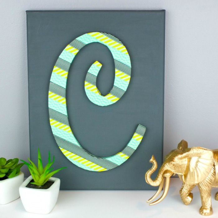 Monogramed Letters With Different Colors For kids room