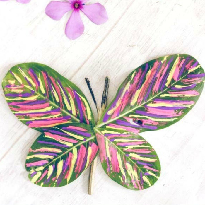 Butterfly leaf, Spectacular Stick Crafts For Kids