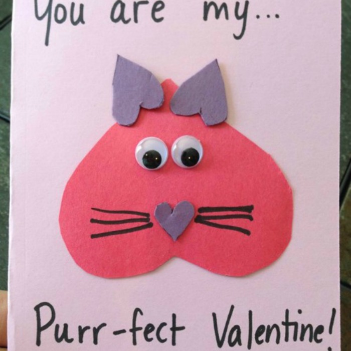 purr-fect valentine card
