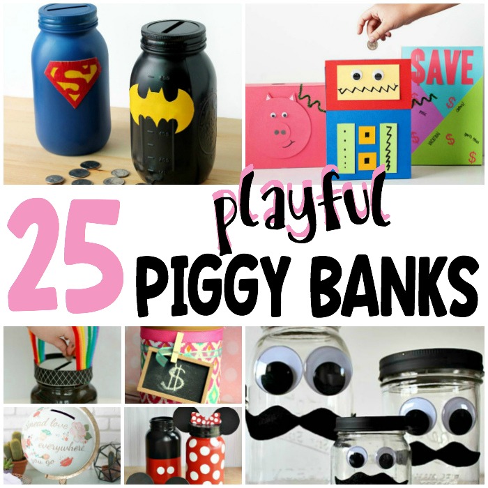 25 Playful Piggybanks for kids!