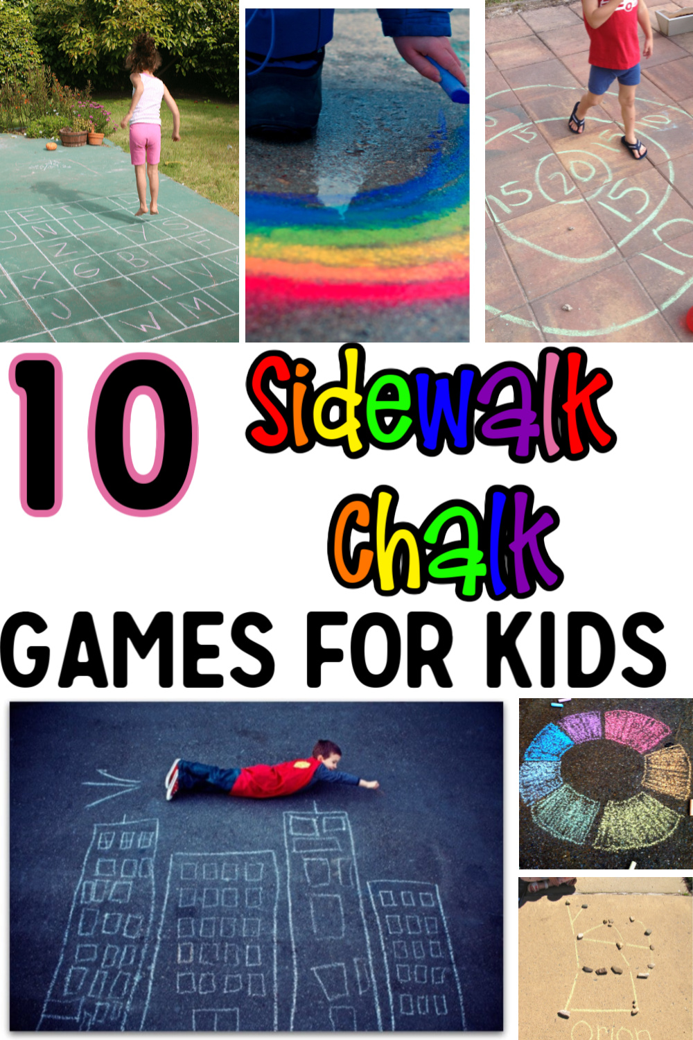 10 Games You Can Play With Sidewalk Chalk