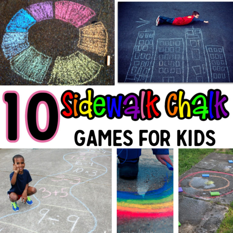 10 Games You Can Play With Sidewalk Chalk