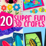 20 Super Fun 3D Crafts for Kids