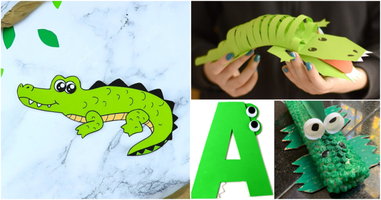 17 Awesome Alligator & Crocodile Crafts For A Snappin’ Good Time