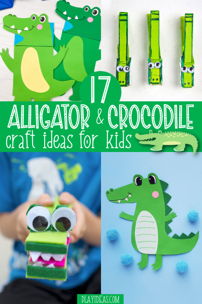 17 Awesome Alligator & Crocodile Crafts For A Snappin’ Good Time