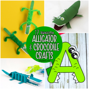 17 Awesome Alligator & Crocodile Crafts For A Snappin’ Good Time