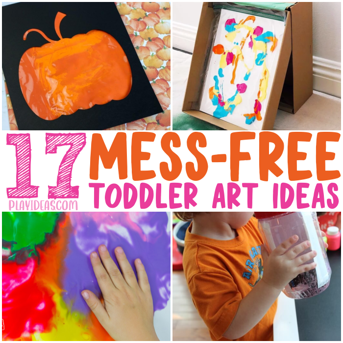 Mess Free Painting with Babies or Toddlers