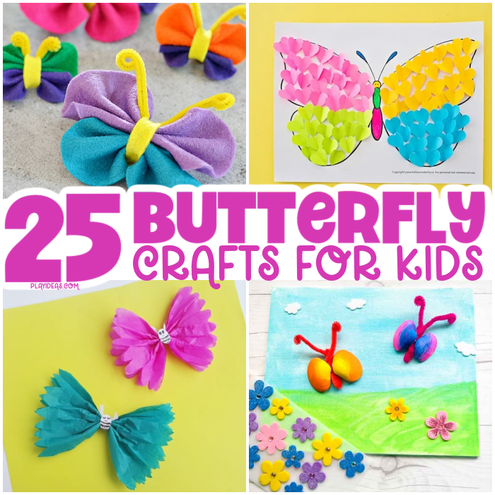 25 Best Butterfly Crafts for Kids to Make - Kidz Craft Corner