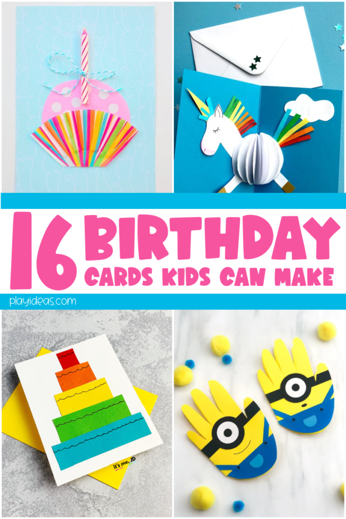birthday cards for kids to make at home