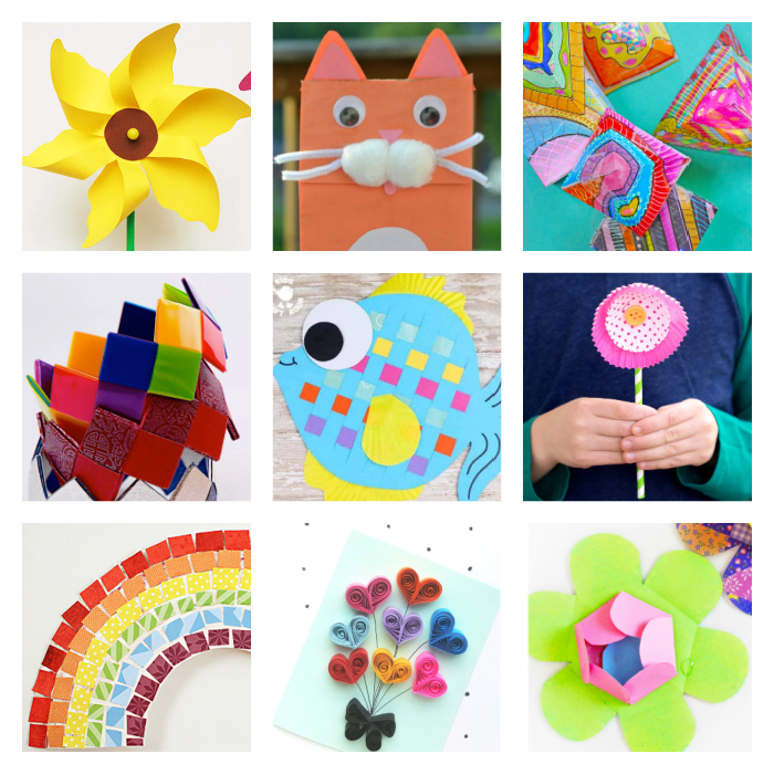 25 Easy Paper Crafts for Kids of All Ages